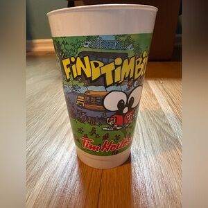 Set of 4 vintage Tim Hortons Pepsi  "Find Timbit" cup.   Brand new